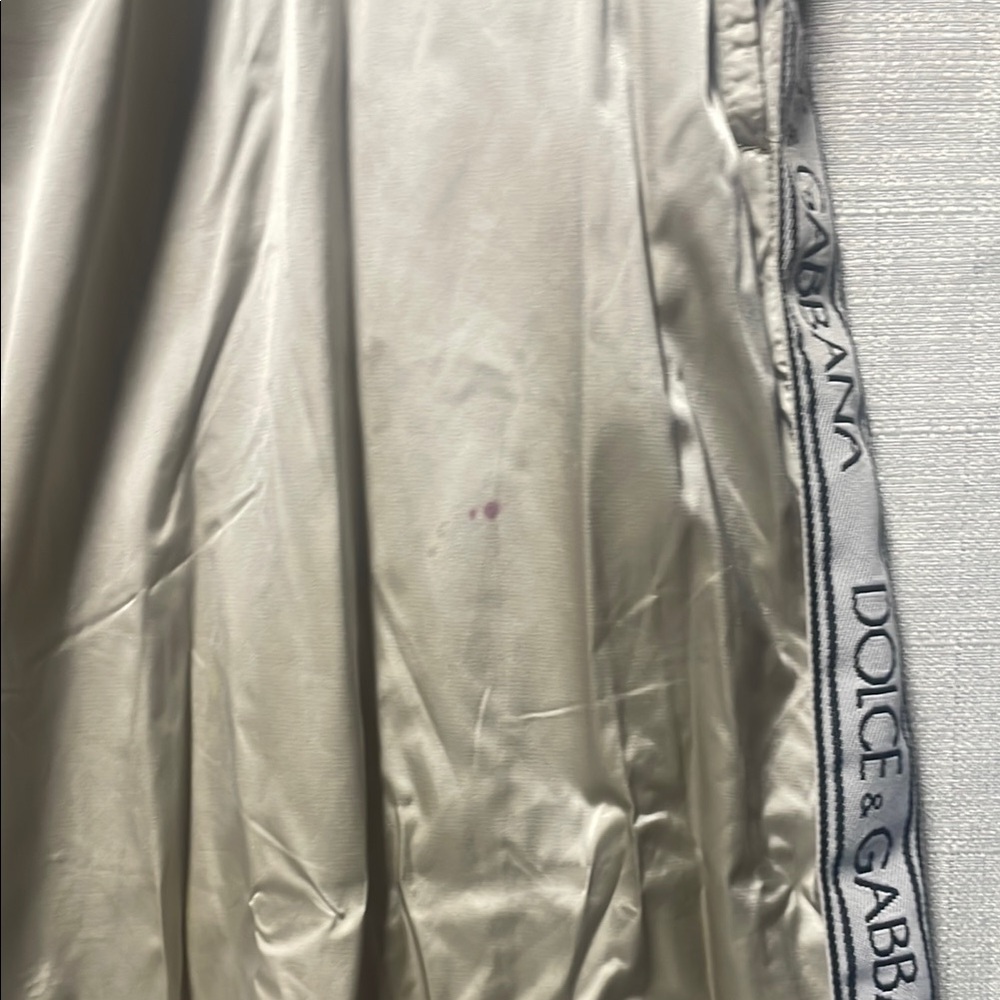 Dolce & Gabbana Beige Track Pants with Logo Trim - Picture 4 of 7